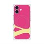 プレミアムスクエアケース with MagSafe［ オリジナル - initial color - Y pink ］