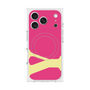 プレミアムスクエアケース with MagSafe［ オリジナル - initial color - Y pink ］