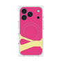 プレミアムスクエアケース with MagSafe［ オリジナル - initial color - Y pink ］