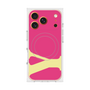 プレミアムスクエアケース with MagSafe［ オリジナル - initial color - Y pink ］