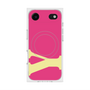 プレミアムスクエアケース with MagSafe［ オリジナル - initial color - Y pink ］