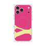 プレミアムスクエアケース with MagSafe［ オリジナル - initial color - Y pink ］