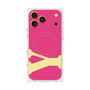 プレミアムスクエアケース with MagSafe［ オリジナル - initial color - Y pink ］