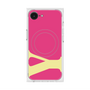 プレミアムスクエアケース with MagSafe［ オリジナル - initial color - Y pink ］