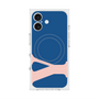 プレミアムスクエアケース with MagSafe［ オリジナル - initial color - Y navy ］