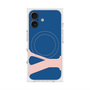 プレミアムスクエアケース with MagSafe［ オリジナル - initial color - Y navy ］