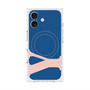 プレミアムスクエアケース with MagSafe［ オリジナル - initial color - Y navy ］