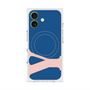 プレミアムスクエアケース with MagSafe［ オリジナル - initial color - Y navy ］