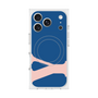 プレミアムスクエアケース with MagSafe［ オリジナル - initial color - Y navy ］
