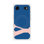 プレミアムスクエアケース with MagSafe［ オリジナル - initial color - Y navy ］