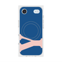 プレミアムスクエアケース with MagSafe［ オリジナル - initial color - Y navy ］