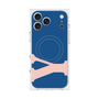 プレミアムスクエアケース with MagSafe［ オリジナル - initial color - Y navy ］