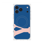 プレミアムスクエアケース with MagSafe［ オリジナル - initial color - Y navy ］