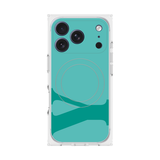 プレミアムスクエアケース with MagSafe［ オリジナル - initial color - Y light green ］