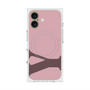 プレミアムスクエアケース with MagSafe［ オリジナル - initial color - Y dusty pink ］