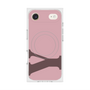 プレミアムスクエアケース with MagSafe［ オリジナル - initial color - Y dusty pink ］