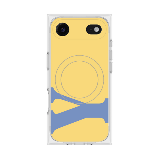 プレミアムスクエアケース with MagSafe［ オリジナル - initial color - Y yellow ］