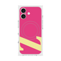 プレミアムスクエアケース with MagSafe［ オリジナル - initial color - Z pink ］