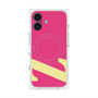 プレミアムスクエアケース with MagSafe［ オリジナル - initial color - Z pink ］