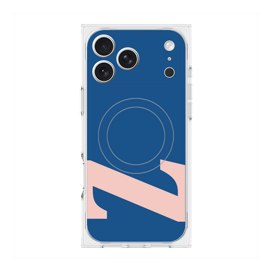 プレミアムスクエアケース with MagSafe［ オリジナル - initial color - Z navy ］