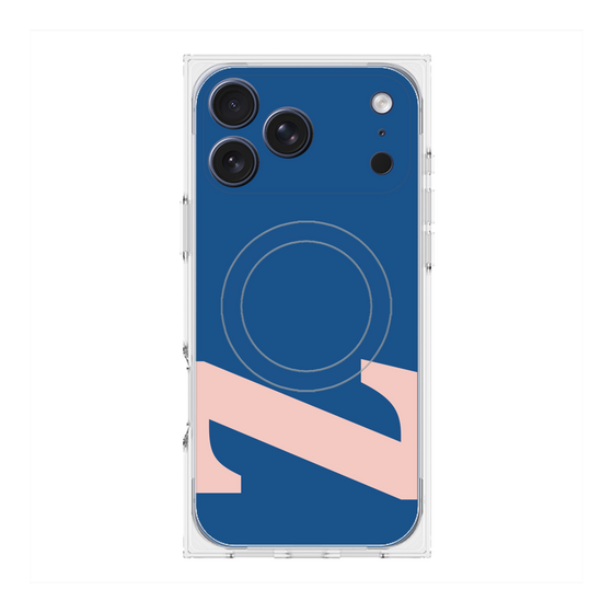プレミアムスクエアケース with MagSafe［ オリジナル - initial color - Z navy ］
