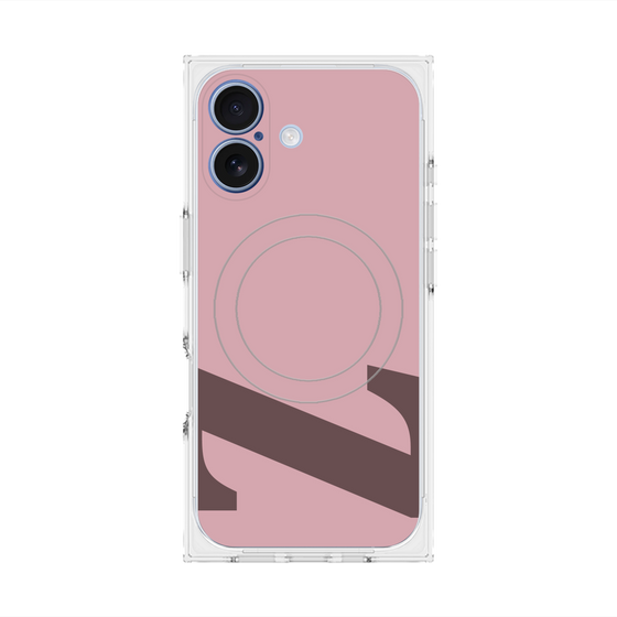 プレミアムスクエアケース with MagSafe［ オリジナル - initial color - Z dusty pink ］