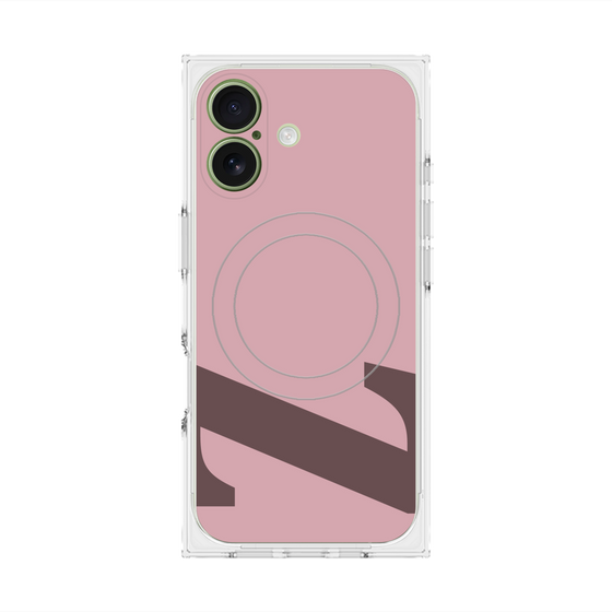 プレミアムスクエアケース with MagSafe［ オリジナル - initial color - Z dusty pink ］