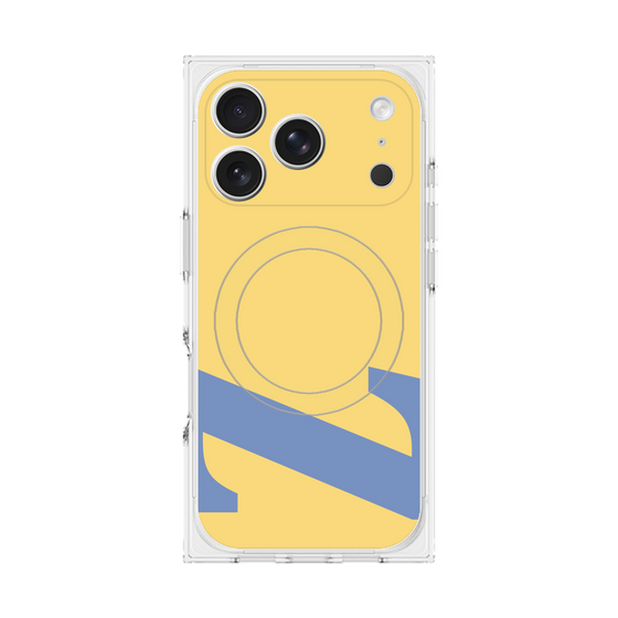 プレミアムスクエアケース with MagSafe［ オリジナル - initial color - Z yellow ］