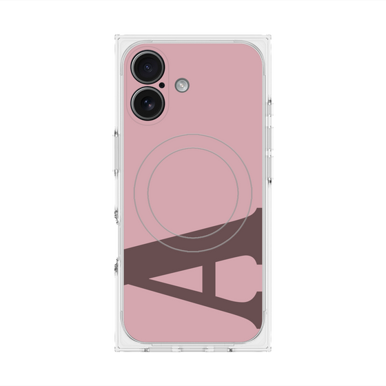 プレミアムスクエアケース with MagSafe［ オリジナル - initial color - A dusty pink ］