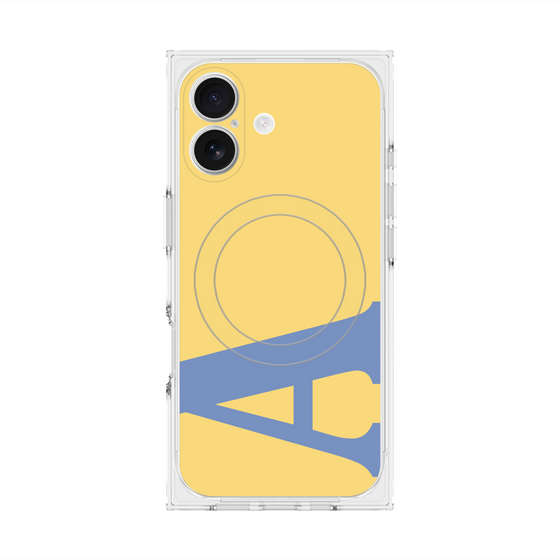 プレミアムスクエアケース with MagSafe［ オリジナル - initial color - A yellow ］