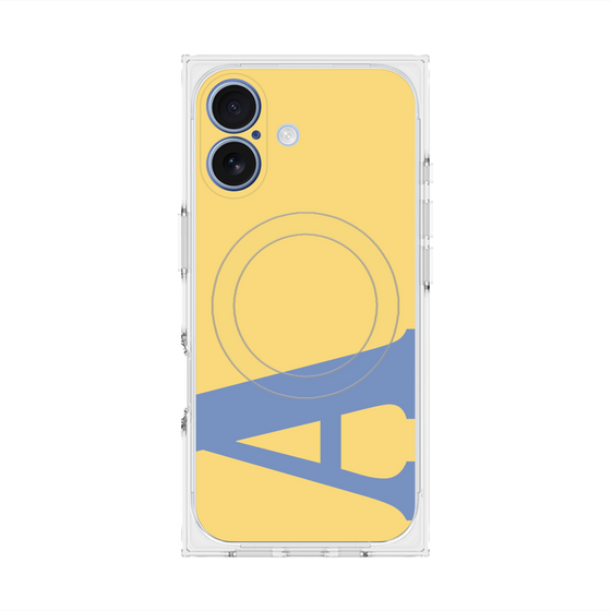 プレミアムスクエアケース with MagSafe［ オリジナル - initial color - A yellow ］