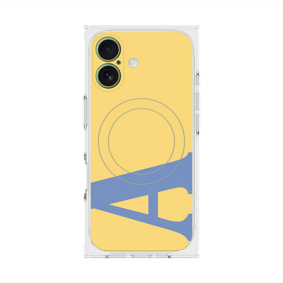 プレミアムスクエアケース with MagSafe［ オリジナル - initial color - A yellow ］