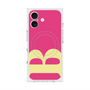 プレミアムスクエアケース with MagSafe［ オリジナル - initial color - B pink ］