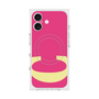 プレミアムスクエアケース with MagSafe［ オリジナル - initial color - C pink ］