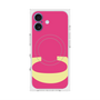 プレミアムスクエアケース with MagSafe［ オリジナル - initial color - C pink ］