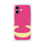 プレミアムスクエアケース with MagSafe［ オリジナル - initial color - C pink ］