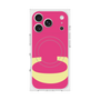 プレミアムスクエアケース with MagSafe［ オリジナル - initial color - C pink ］