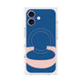 プレミアムスクエアケース with MagSafe［ オリジナル - initial color - C navy ］