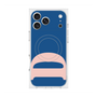 プレミアムスクエアケース with MagSafe［ オリジナル - initial color - D navy ］