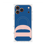 プレミアムスクエアケース with MagSafe［ オリジナル - initial color - D navy ］