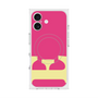 プレミアムスクエアケース with MagSafe［ オリジナル - initial color - E pink ］