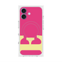 プレミアムスクエアケース with MagSafe［ オリジナル - initial color - E pink ］