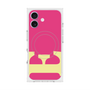 プレミアムスクエアケース with MagSafe［ オリジナル - initial color - E pink ］