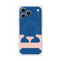 プレミアムスクエアケース with MagSafe［ オリジナル - initial color - E navy ］