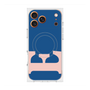 プレミアムスクエアケース with MagSafe［ オリジナル - initial color - E navy ］