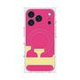 プレミアムスクエアケース with MagSafe［ オリジナル - initial color - F pink ］