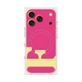 プレミアムスクエアケース with MagSafe［ オリジナル - initial color - F pink ］