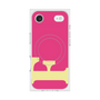 プレミアムスクエアケース with MagSafe［ オリジナル - initial color - F pink ］