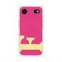 プレミアムスクエアケース with MagSafe［ オリジナル - initial color - F pink ］