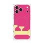 プレミアムスクエアケース with MagSafe［ オリジナル - initial color - F pink ］